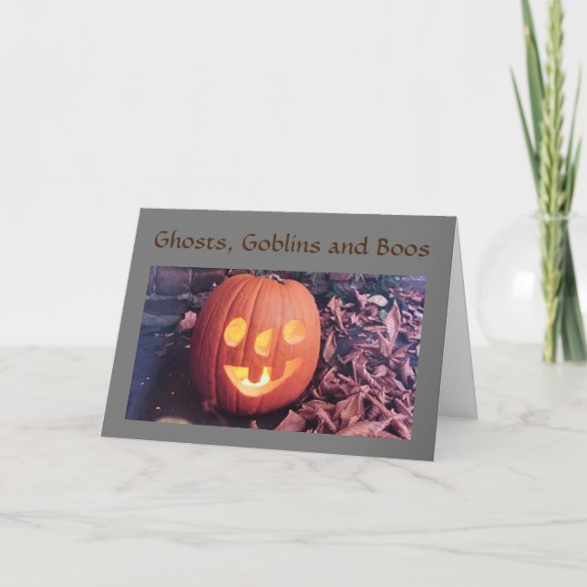 CARTE ***SOUHAITS D'ANNIVERSAIRE DE L'AUTOMNE*** (Devant)