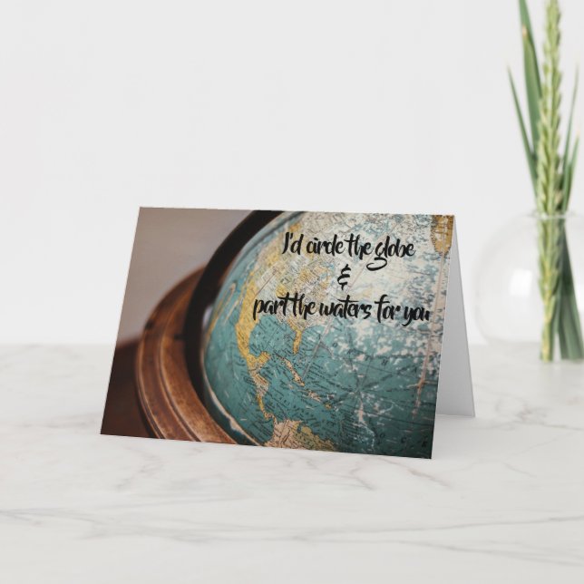 Carte Soulmate, j'encerclerais le Globe & Part Waters... (Devant)