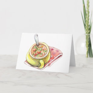 Carte Soupe au poulet et nouilles