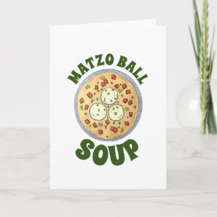 Carte Soupe aux boulettes de Matzo Matzah Cuisine juive 