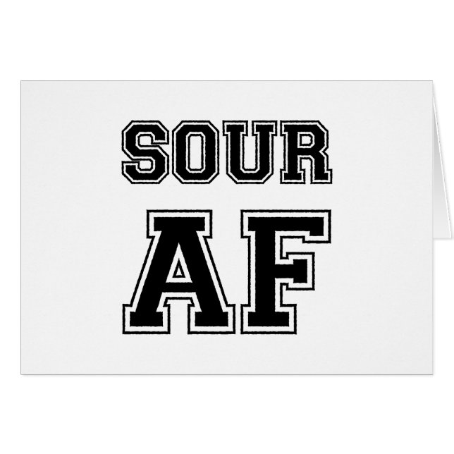 CARTE SOUR AF (Devant horizontal)