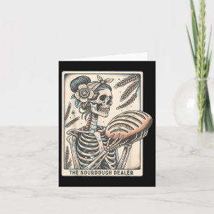 Carte Sourdouf Pain Tarot Card Skeleton Homemaker Baki