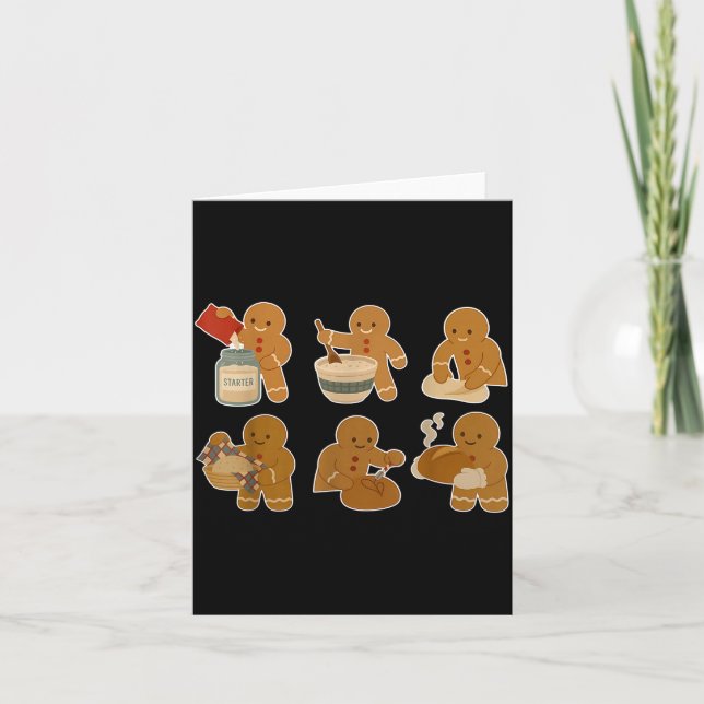Carte Sourdough Bread Christmas Gingerbread Homemaker Ba (Devant)