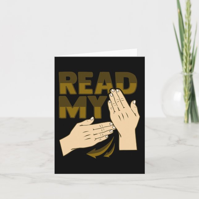 Carte Sourds sourds et sourds à la main SSA Sensibilisat (Devant)