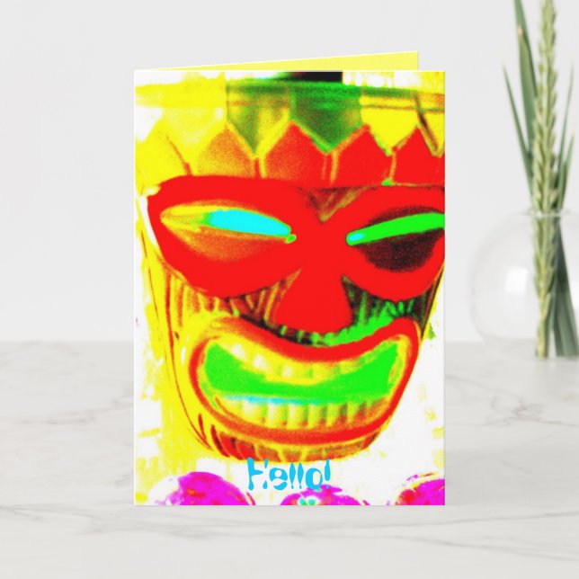 Carte Sourire, bonjour ! (Devant)