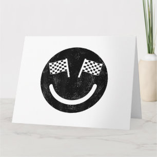 Carte Sourire de course pour les courses de voitures de