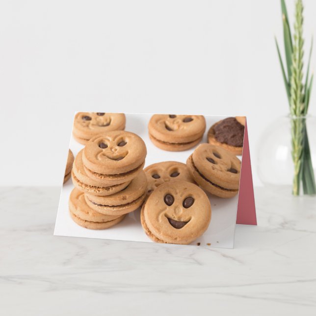 Carte Sourires de biscuits (Devant)