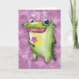 Carte Sourires de crocodile