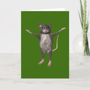Carte Souris amicale de Chambre