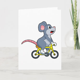 Carte Souris avec vélo