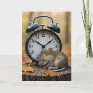 Carte Souris d'anniversaire vieillissante Humour