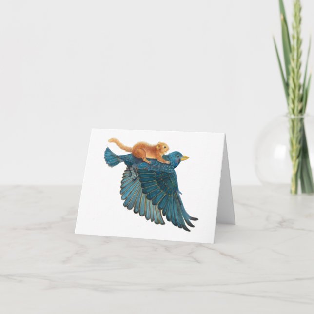 Carte Souris de brume et Starling volant (Devant)