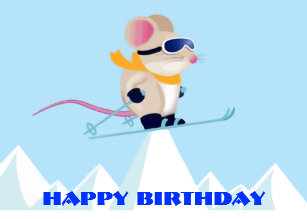 Cartes Ski D Anniversaire Zazzle Fr