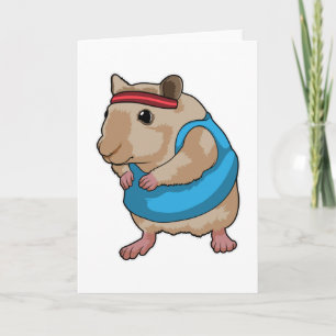 Carte Souris en tant que coureur avec bandeau