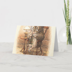 Carte Souris tricot - Beatrix Potter
