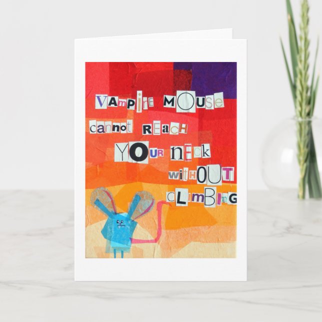 Carte Souris Vampire (Devant)