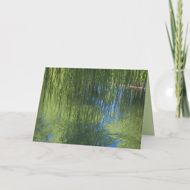 Carte Sous la note Willows (Devant)