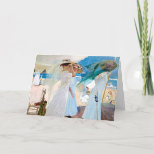 Carte Sous l'Awning, Zarauz   Joaquín Sorolla