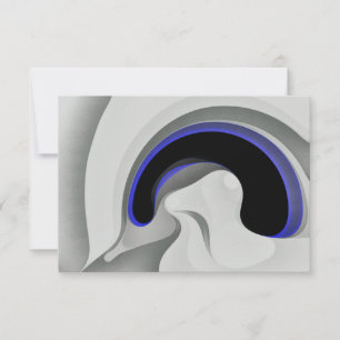 Carte Sous le bleu : Abstrait gris, noir et bleu