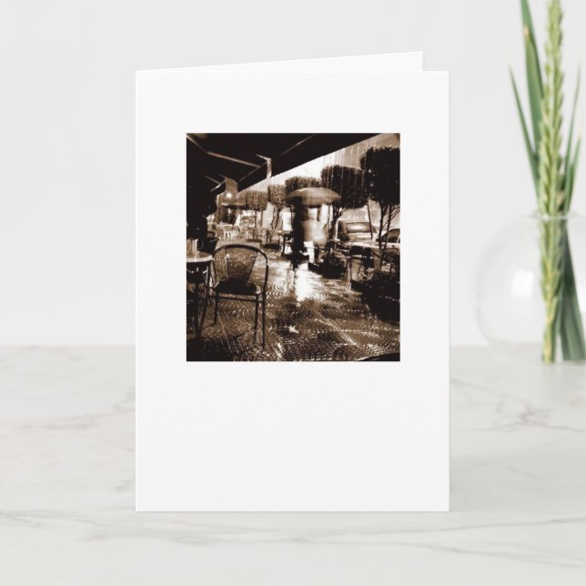 Carte Sous le parapluie (Devant)