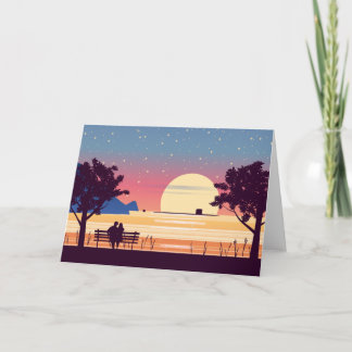 Carte sous-marine romantique