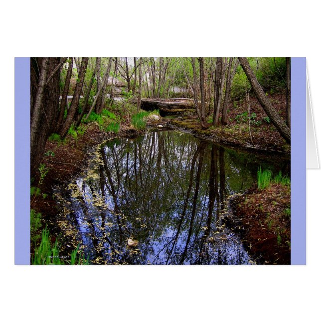 Carte sous verre (Devant horizontal)