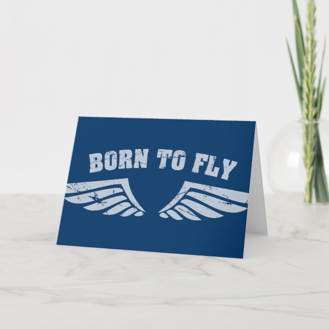 Carte Soutenu pour piloter des ailes (Devant)
