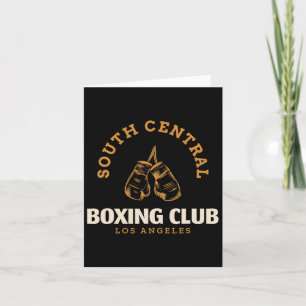 Carte South Central Los Angeles Boxing Club - Boxe