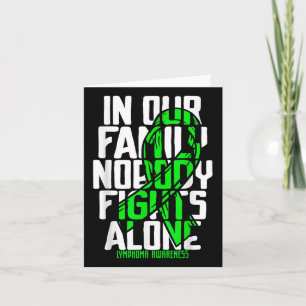 Carte Soutien à la famille Non Hodgkins Lymphoma Cancer 