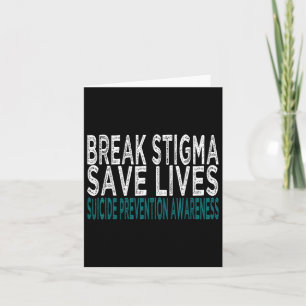 Carte Soutien à la prévention du suicide Rompre Stigma S