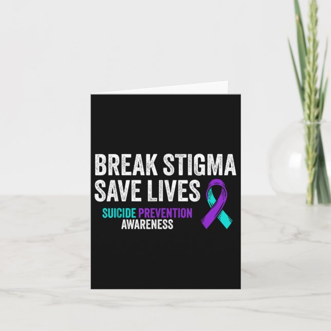 Carte Soutien à la prévention du suicide Rompre Stigma S (Devant)