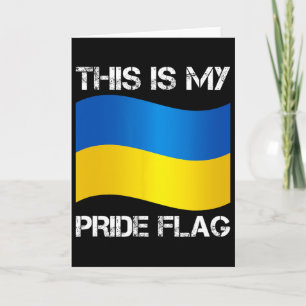 Carte Soutien à l'Ukraine Drapeau de l'Ukraine Liberté S