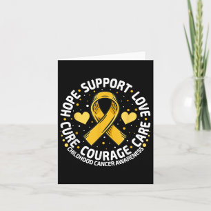 Carte Soutien au cancer de l'enfant Cancer de l'enfant d
