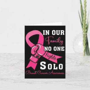 Carte Soutien au cancer du sein Famille Femmes Cancer du