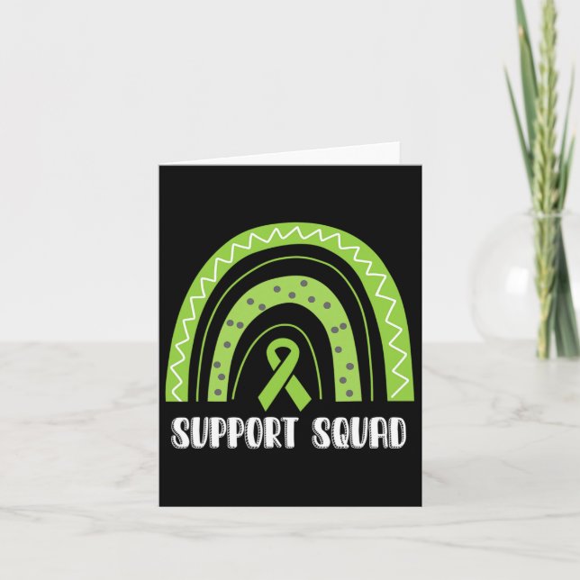 Carte Soutien de l'équipe Green Rainbow Kidney (Devant)