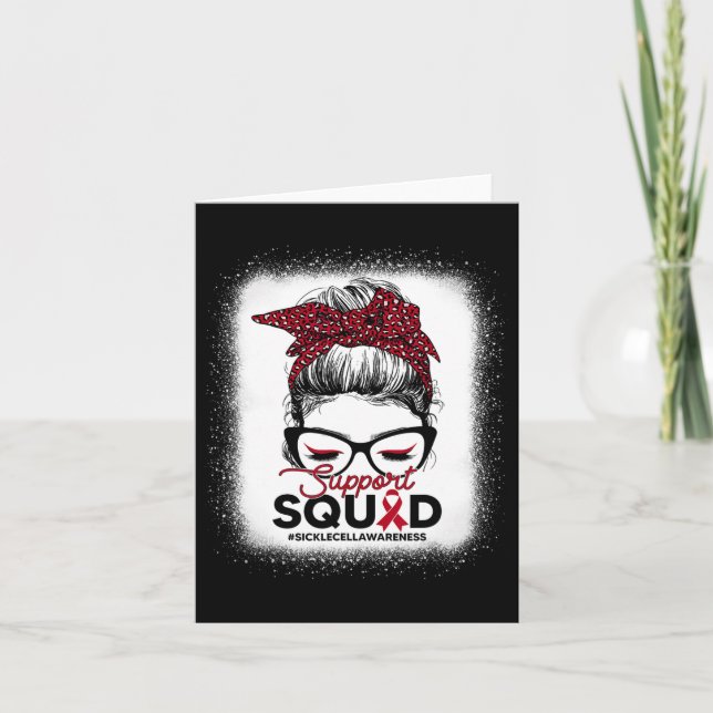 Carte Soutien de l'équipe Leopard Messy Bun Sickle (Devant)