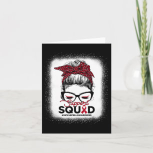 Carte Soutien de l'équipe Leopard Messy Bun Sickle