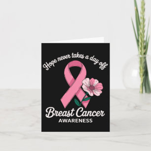 Carte Soutien de sensibilisation au cancer du sein Hope