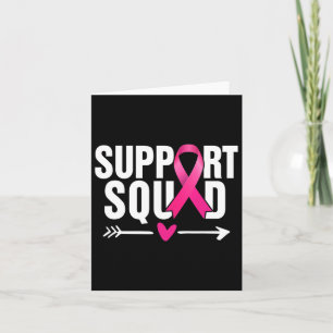 Carte Soutien du guerrier du cancer du sein Équipe du ca