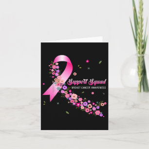 Carte Soutien du guerrier du cancer du sein Équipe du ca