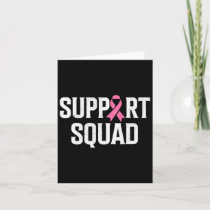 Carte Soutien du guerrier du cancer du sein Équipe du ca