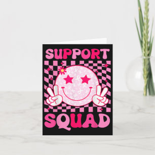 Carte Soutien du guerrier du cancer du sein Équipe du ca