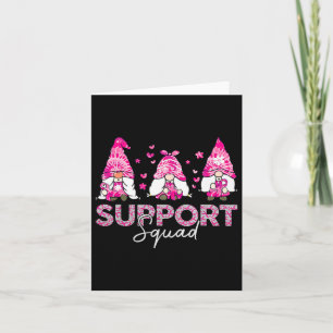 Carte Soutien Équipe Tie Dye Gnome Lauréats du cancer du