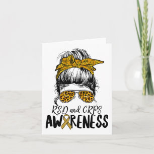 Carte Soutien Femmes De L'Escadron Leopard Messy Bun Rsd