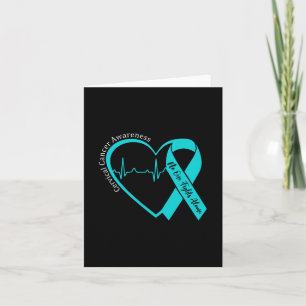 Carte Soutien pour la sensibilisation au cancer du col u