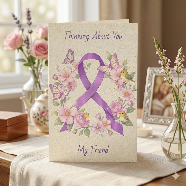 Carte Soutien pour quelqu'un atteint de fibromyalgie (Créateur téléchargé)