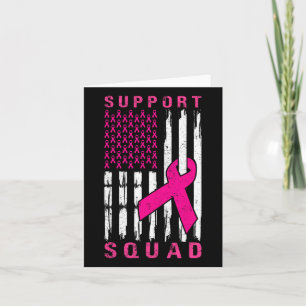 Carte Soutien Squad Cancer du sein - Pink Support Squad