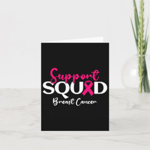 Carte Soutien Squad Sensibilisation au cancer du sein Fe