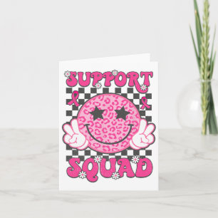 Carte Soutien Squad Sensibilisation au cancer du sein Ru