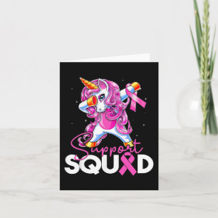 Carte Soutien Squad Sensibilisation au cancer du sein Un